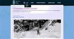 Desktop Screenshot of bullypetklinika.sk